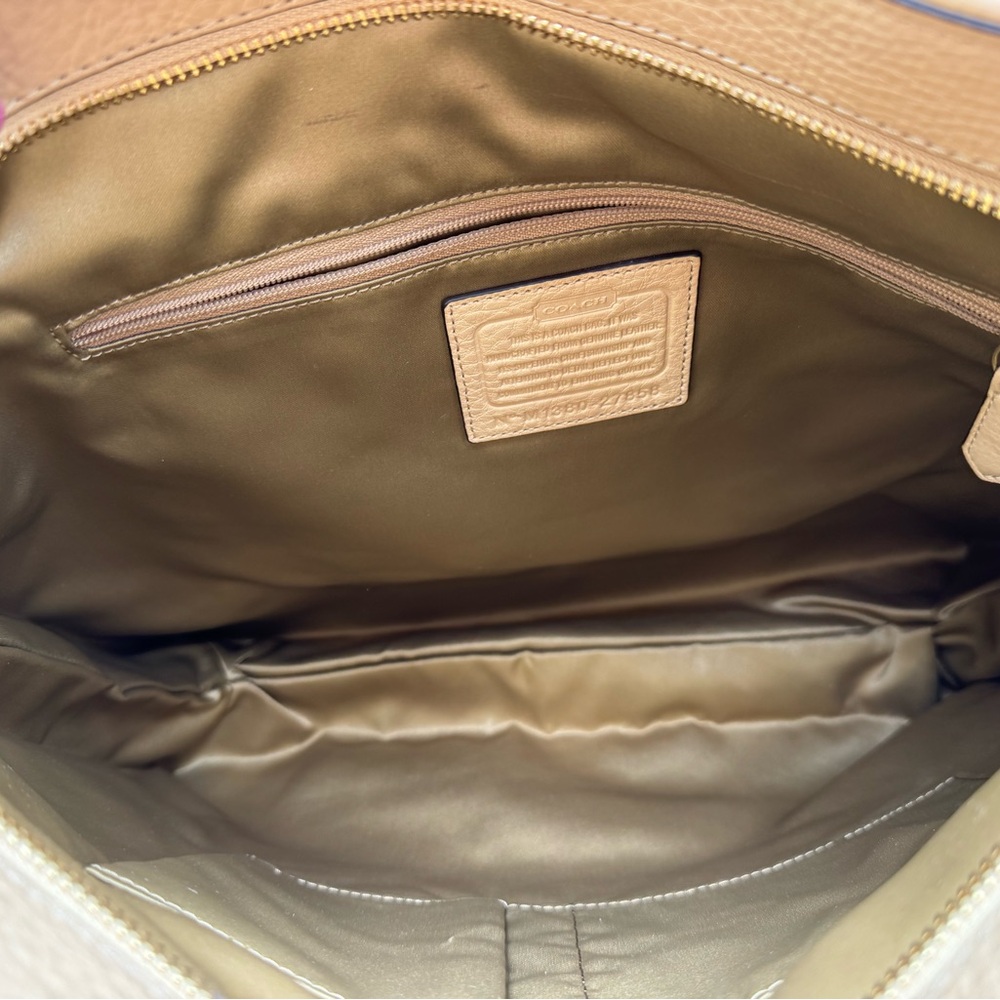Coach Madison Italian Pebbled Leather Hobo in a tan color 2013 - Picture 5 of 14